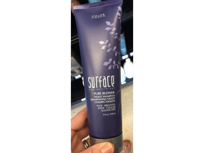 Surface Hair Health Art Pure Blonde Violet Shampoo, 9 fl oz / 266 mL