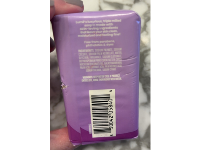 Lume Triple Milled Soap, Lavender Sage, 5 oz/142 g