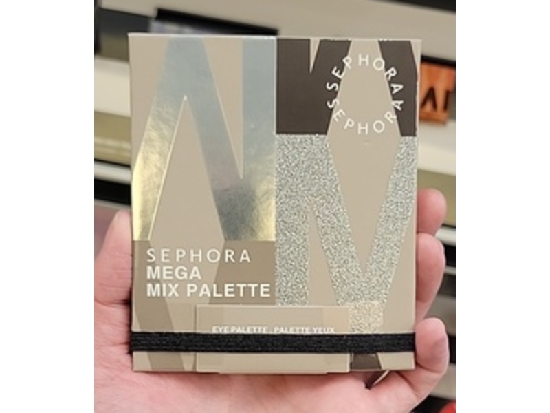Sephora Mega Mix Eye Palette, Fearless Cool Nude, 0.02 oz/0.78 g