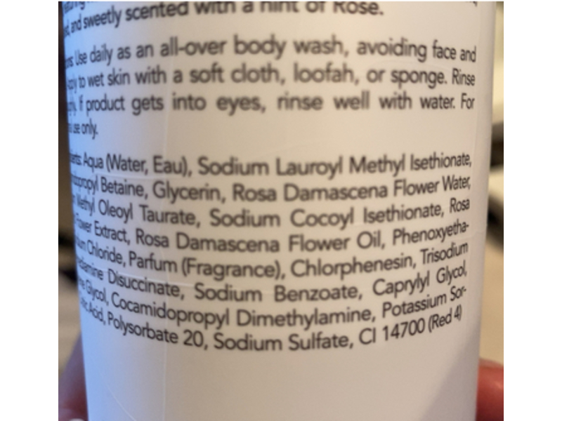 Mario Badescu Skin Care Body Soap, Rose, 16 fl oz/472 mL