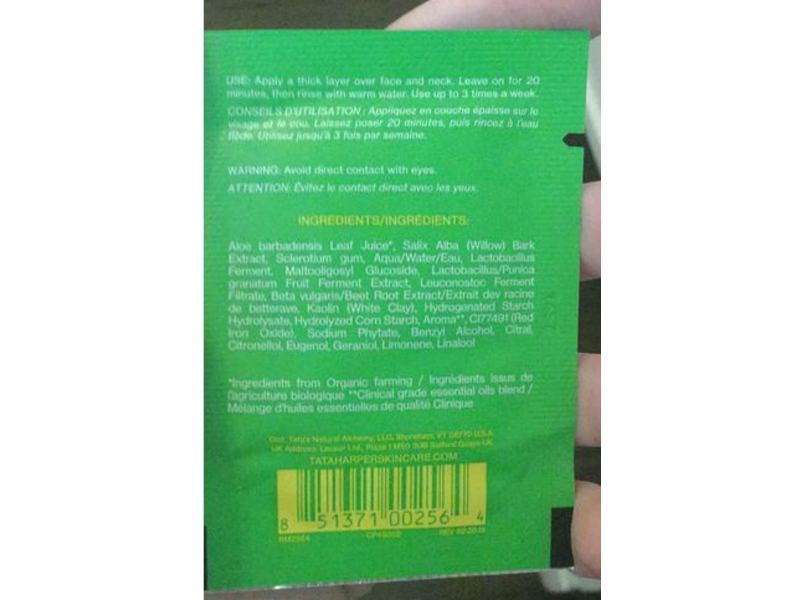 Tata Harper Resurfacing Mask, 0.1 fl oz/3 mL