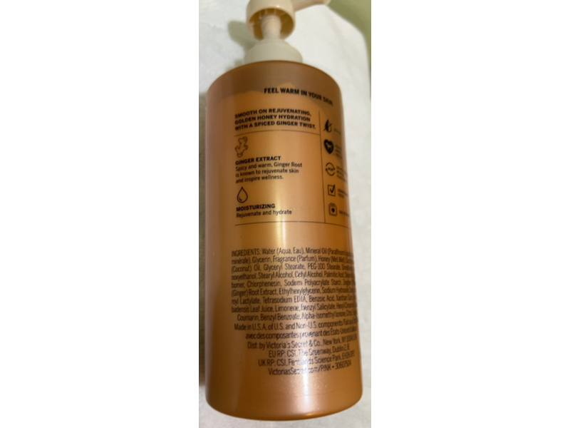 Pink Rejuvenating Body Lotion, Honey & Ginger, 14 fl oz/414 mL