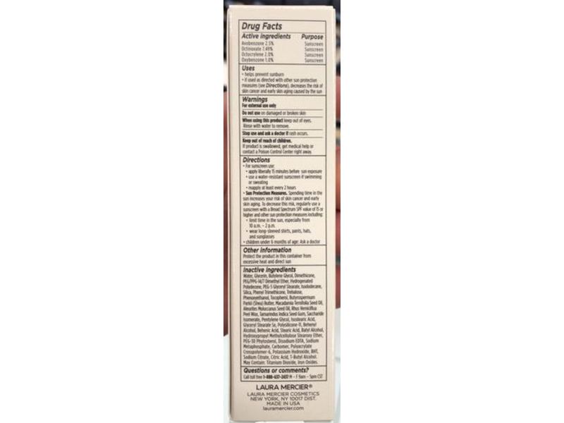 Laura Mercier Tinted Moisturizer, SPF 30 2N1 Nude, 0.8 fl oz/25 mL