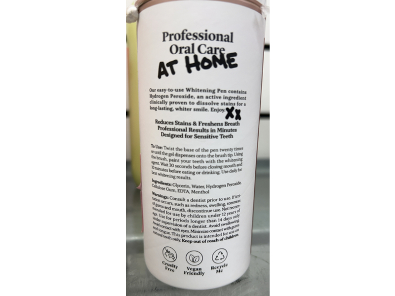 Made By Dentists Teeth Whitening Pen, Spearmint, 0.014 fl oz/4 mL