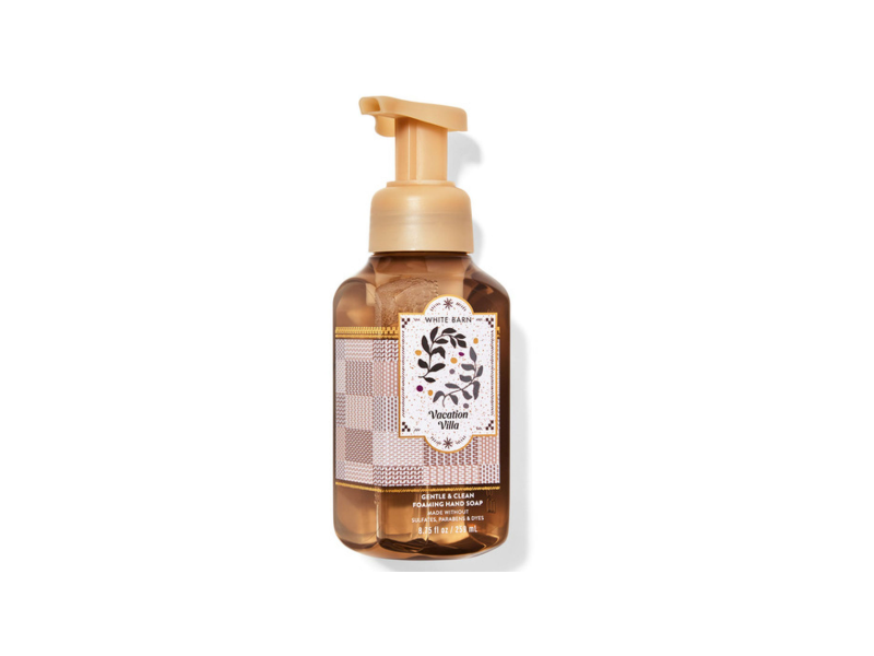 White Barn Gentle & Clean Foaming Hand Soap, Vacation Villa, 8.75 fl oz/259 mL