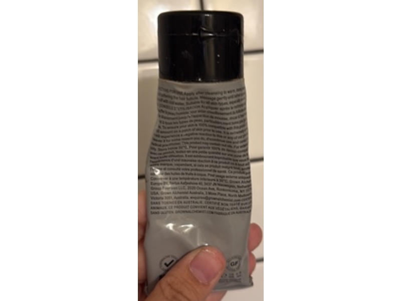 Grown Alchemist Shaving Gel, Sandalwood & Sage. 2.53 fl oz/75 mL