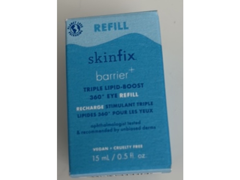 Skinfix Barrier+ Triple Lipid-Boost Eye Cream Refill, 0.5 fl oz/15 mL