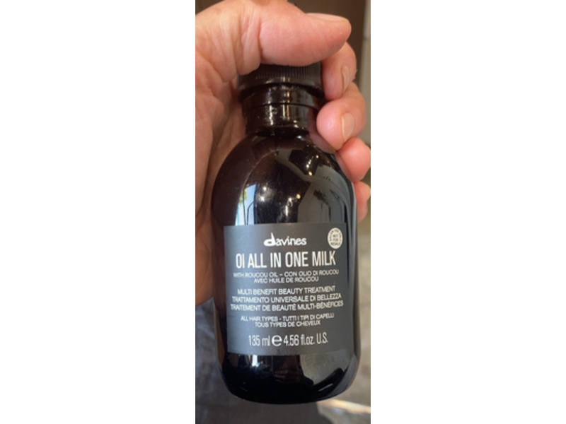 Davines Multi Benefit Beauty Treatment Oi All In One Milk, 4.56 fl oz/135 mL
