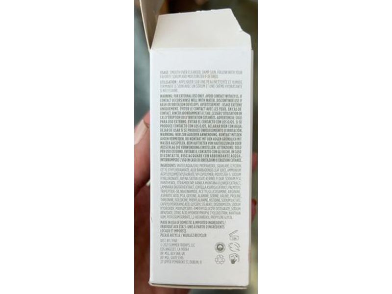 Summer Fridays Deep Hydration Serum, 1 fl oz/30 mL