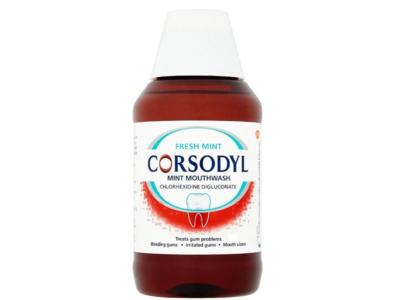 Corsodyl Mint Mouthwash, Fresh Mint, 600 mL