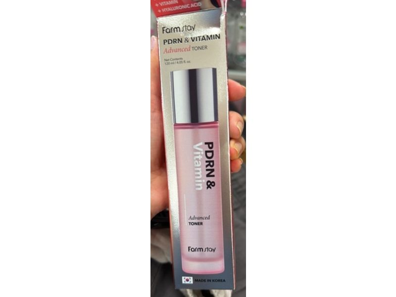 Farmstay PDRN & Vitamin Advanced Toner, 4.05 fl oz/120 mL