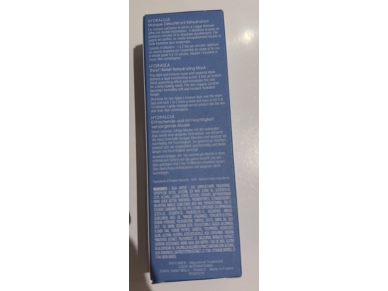 Phytomer Hydrasea Thirst Relief Rehydrating Mask, 1.6 fl oz/50 mL