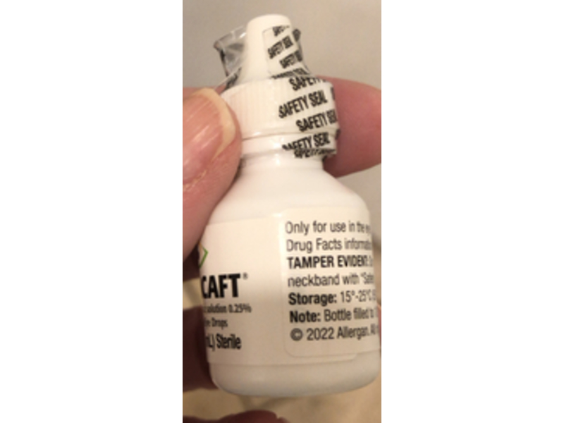 Lastacaft Once Daily Eye Allergy Itch Relief Antihistamine Eye Drops, Alcaftadine Ophthalmic Solution, 0.17 fl oz/5 mL