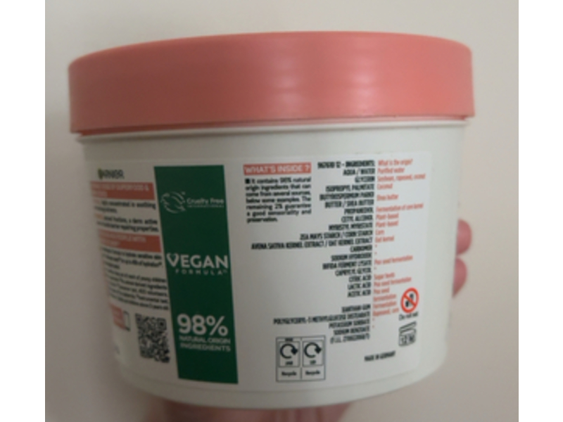 Garnier Body Superfood Hydra Sensitive Balm, 300 mL