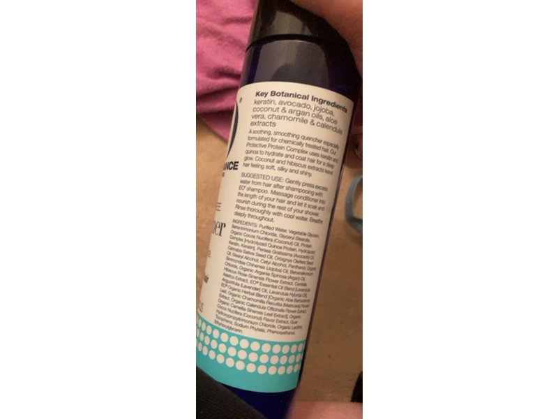 EO Pure Performance Botanical Hair Care Conditioner, Coconut & Hibiscus, 8.4 fl oz/248 mL