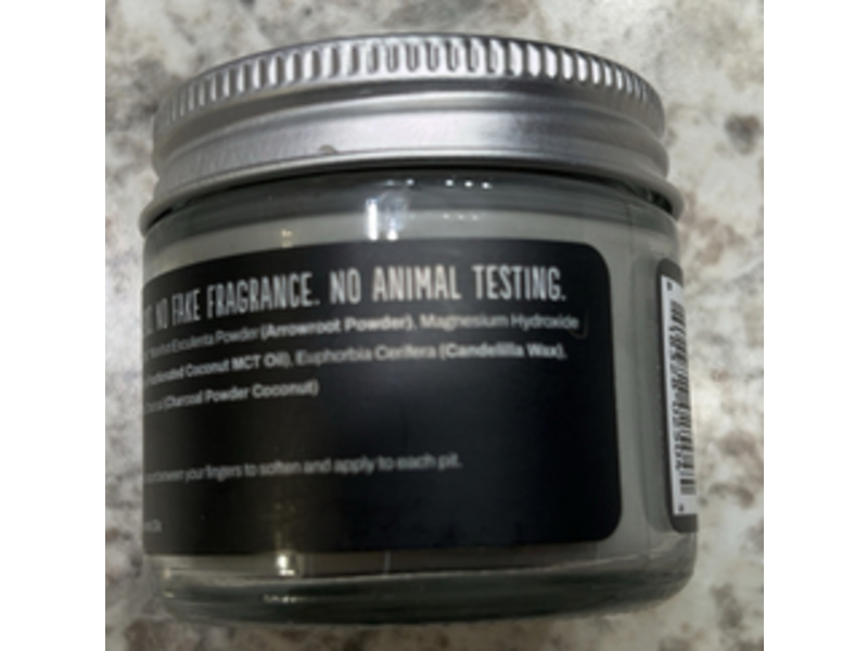 Primal Pit Paste Natural Deodorant, Charcoal, 2 oz/56 g