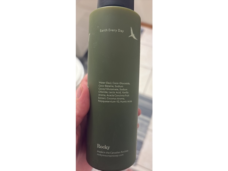 Rocky Wild Kindness Shampoo, Vanilla Coconut, 12.1 fl oz/360 mL