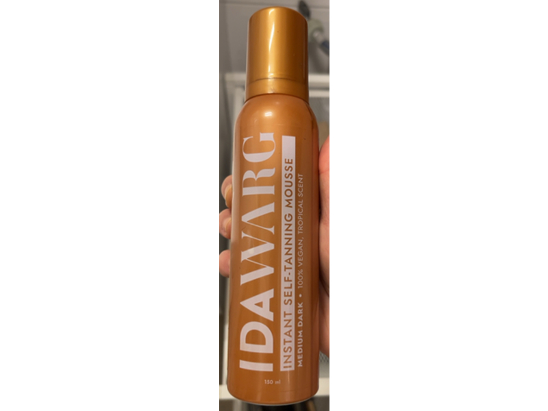 Idawarg Instant Sel Tanning Mousse, Tropical Scent, Medium Dark, 150 mL