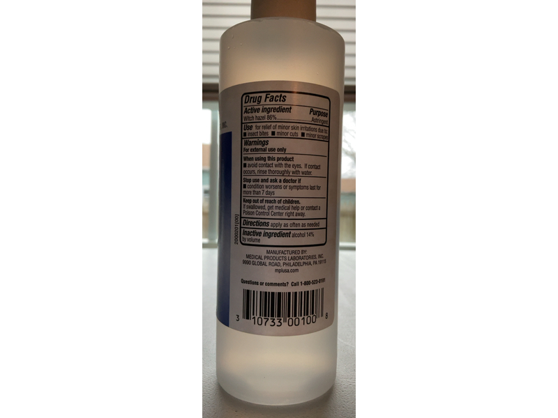 MPL Astringent, Witch Hazel, 8 fl oz/236 mL