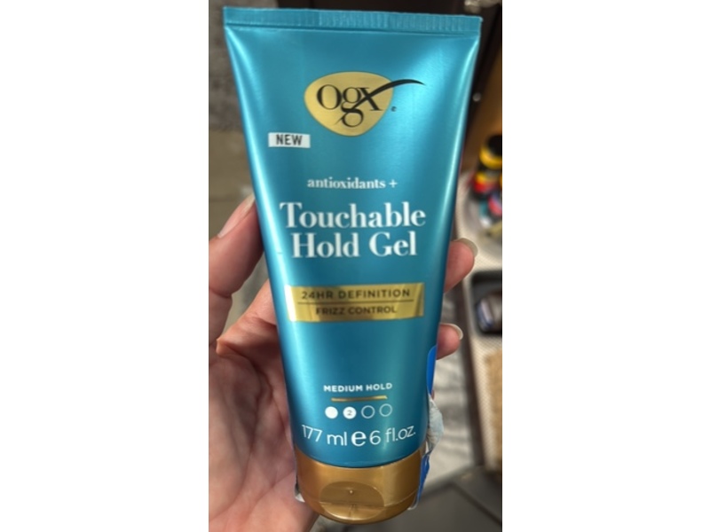 Ogx Antioxidants + Touchable Hold Gel, Medium Hold, 6 fl oz/177 mL