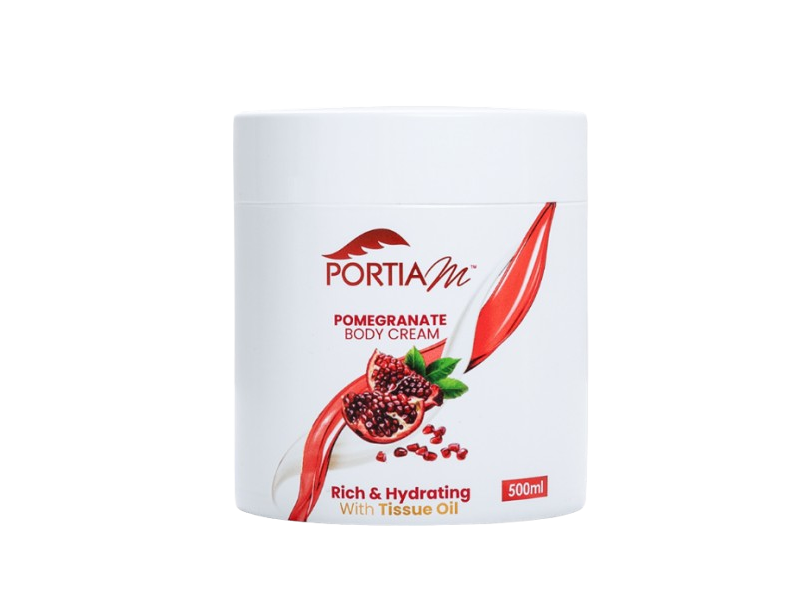 Portia M Body Cream, Pomegranate, 500 mL
