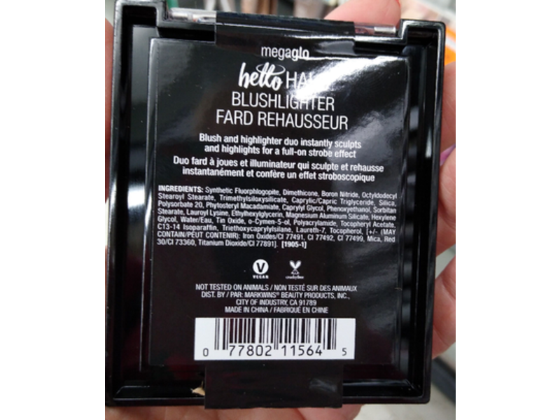 Wet N Wild Megaglo Hello Halo Blushlighter, Highlight Bling, 0.35 oz/10 g