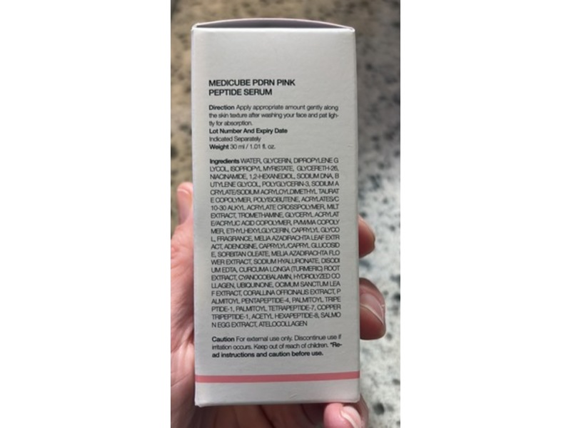 Medicube PDRN Pink Peptide Serum, 1.01 fl oz/30 mL