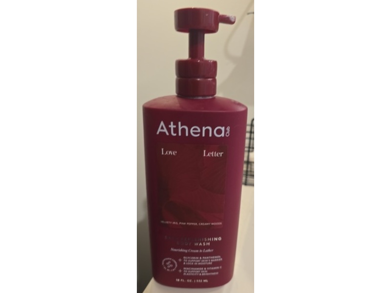 Athena Club Skin Replenishing Body Wash, Love Letter, 18 fl oz/532 mL