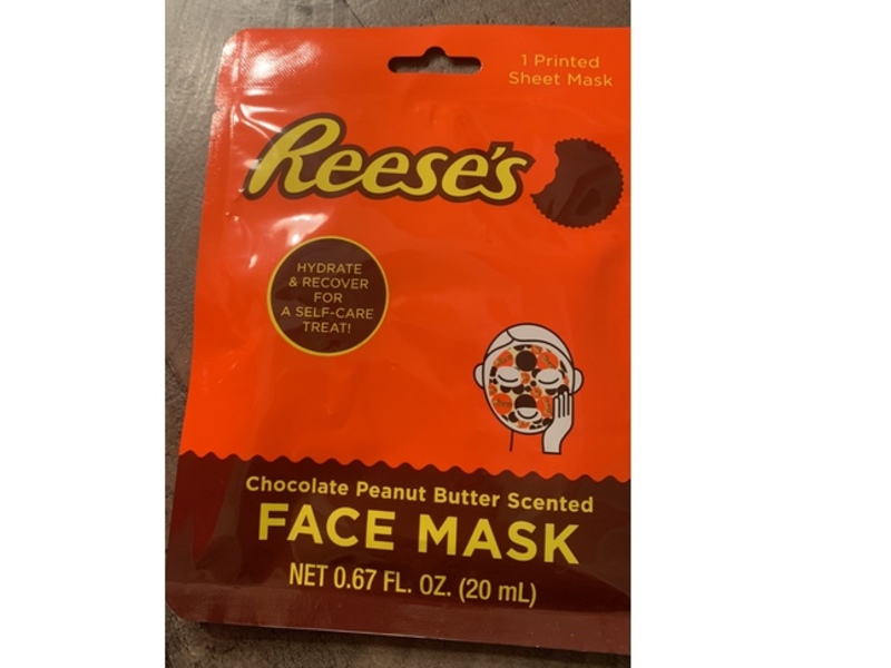 Reese's Face Mask, Chocolate Peanut Butter, 0.67 fl oz/20 mL