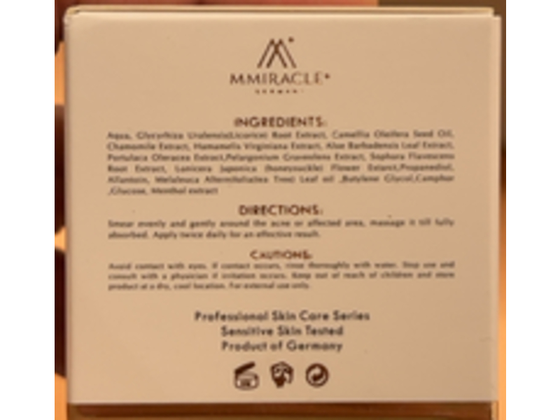 Mimiracle SOS Miracle+ Acne Cream, 20 g