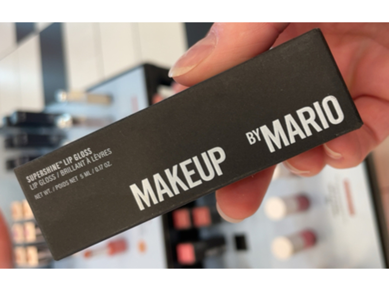 Makeup By Mario Supershine Lip Gloss, Rosewater, 0.17 oz/5 mL