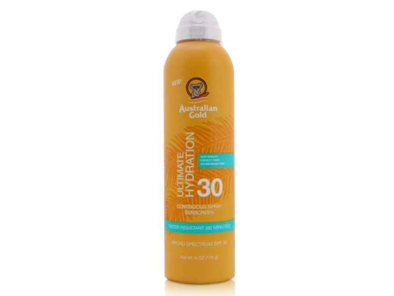 Australian Gold Ultimate Hydration Continuous Spray, SPF 30, 6 oz/170 g, Pack Of 2