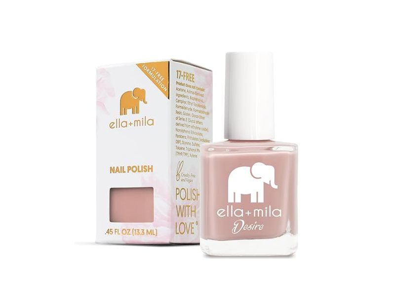 ella+mila Nail Polish, Desert Suede, 0.45 fl oz/13.3 mL