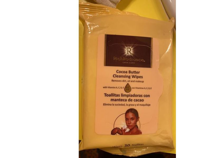 Rich Radiance Cocoa Butter Cleansing Wipes, 30 Count
