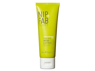 Nip+Fab Teen Skin Fix Wasabi Clay Mask, 2.53 fl oz/75 mL