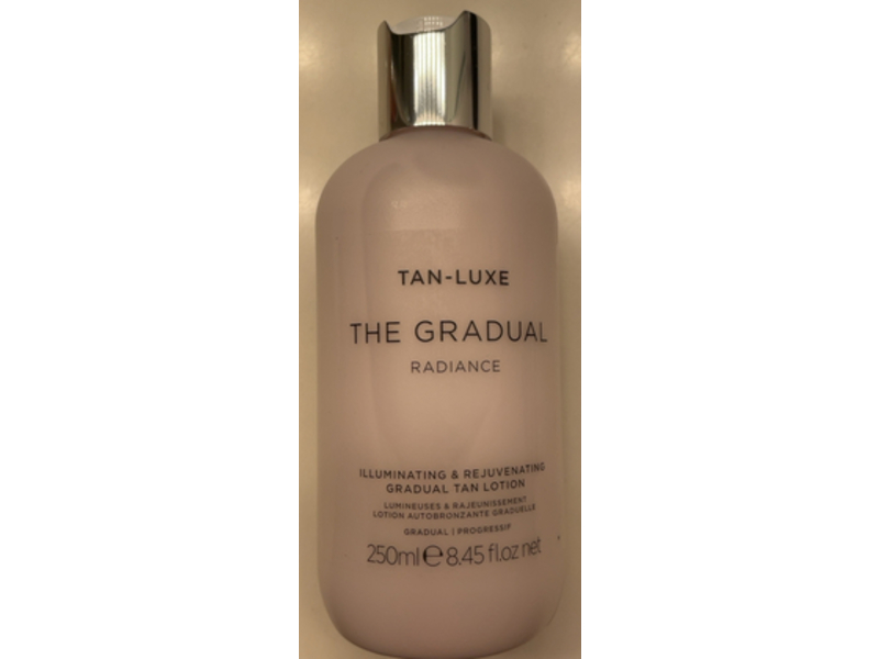 TAN-LUXE The Gradual Radiance Illuminating & Rejuvinating Gradual Tan Lotion, 8.45 fl oz/250 mL