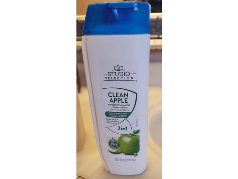 Studio Selection Dandruff Shampoo + Conditioner, Clean Apple, 12.5 fl oz/370 mL