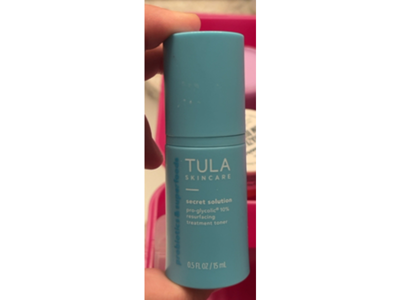 Tula Skincare Resurfacing Treatment Toner, Pro-glycolic 10%, 0.5 fl oz/15 mL