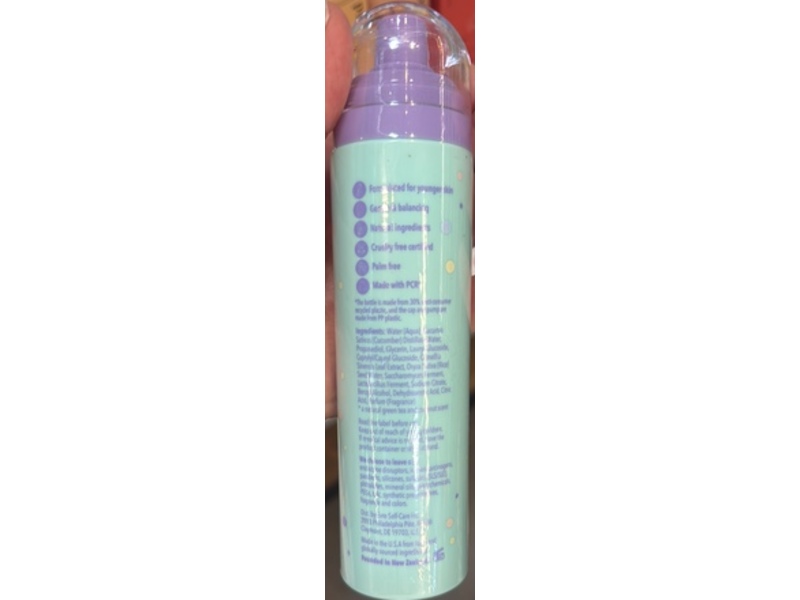 Evre Start Anew Teen Matcha Cleansing Water, Green Tea & Rice Water, 5.07 fl oz/150 mL