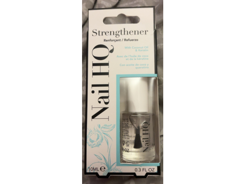Nail HQ Strengthener, Coconut Oil & Keratin, 0.3 fl oz/10 mL