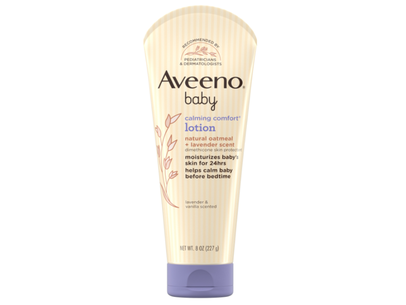 Aveeno Baby Calming Comfort Lotion, Lavender & Vanilla Scented, 8 oz/227 g