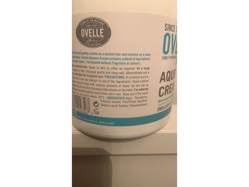 ovelle aqueous cream plus