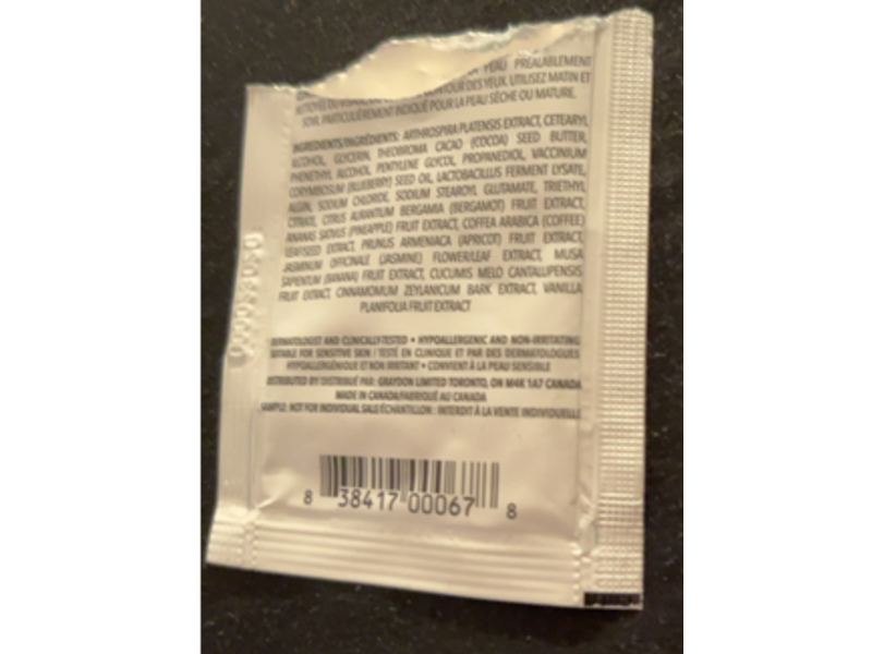 Graydon Skincare Berry Rich Probiotic Face + Eye Cream, Blue Majik, 0.17 fl oz/5 mL