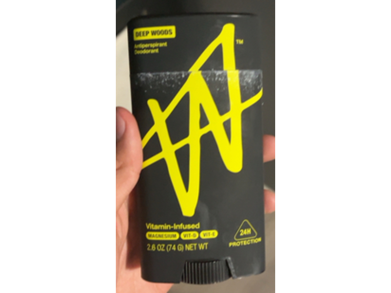 W Antiperspirant Deodorant, Deep woods, 2.6 oz/74 g