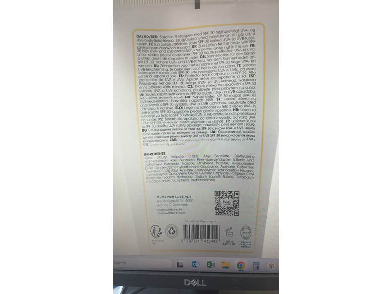 Mums With Love Sun Lotion, SPF 30, 150 mL