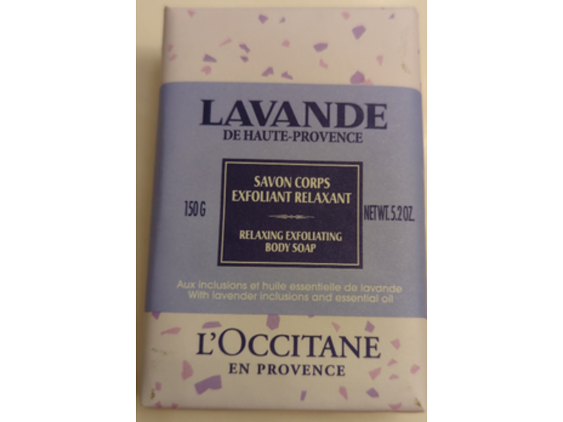 L'Occitane Lavande Relaxing Exfoliating Soap, 5.2 oz/150 g