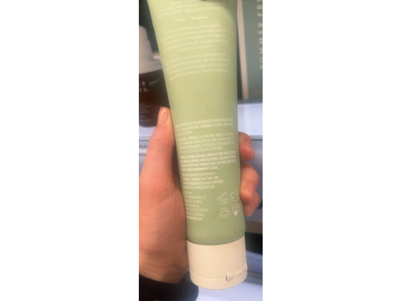 Summer Fridays Super Amino Gel Cleanser, 5 fl oz/150 mL