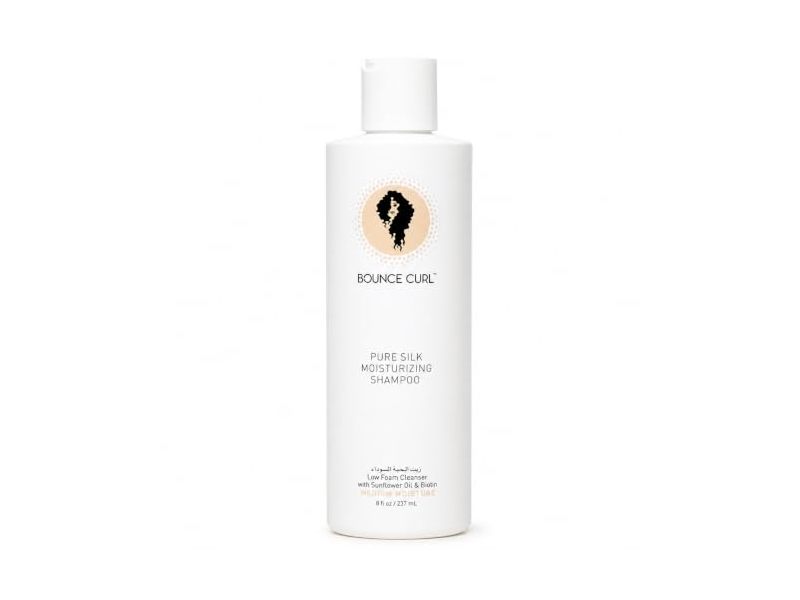 Bounce Curl Pure Silk Moisturizing Shampoo, Sunflower Oil & Biotin, 8 fl oz/237 mL