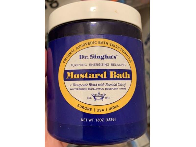 Dr. Singha's Mustard Bath, 16 oz/453 g
