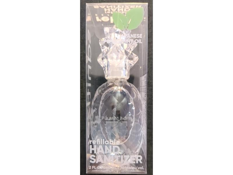 Rebels Refinery Hand Sanitizer, Japanese Peppermint, 2 fl oz/60 mL